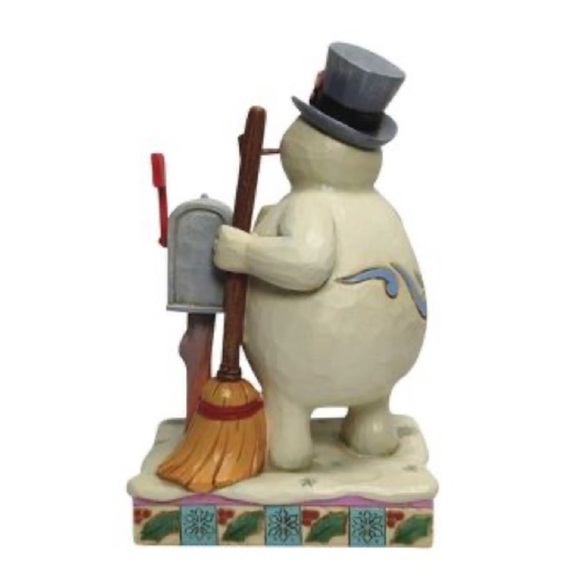 AUTHENTIC JIM SHORE FROSTY THE SNOWMAN WITH MAILBOX - Picture 4 of 4